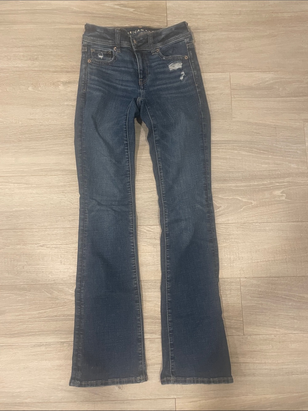 American Eagle Outfitters Dark Blue Flare Jeans